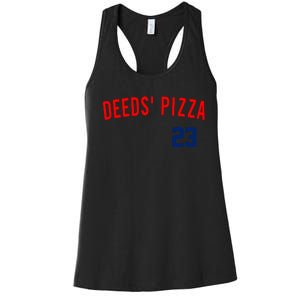 Deeds Pizza Women's Racerback Tank