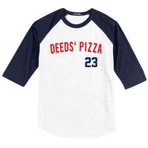 Deeds Pizza Baseball Sleeve Shirt