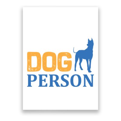 Dog Person Poster