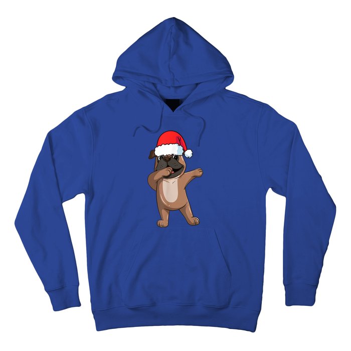 Dabbing Puggle Dog Hat Christmas Dab Dance Cute Dog Funny Gift Hoodie