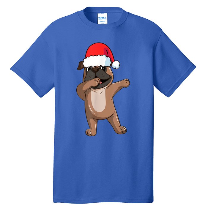 Dabbing Puggle Dog Hat Christmas Dab Dance Cute Dog Funny Gift Tall T-Shirt