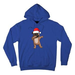 Dabbing Puggle Dog Hat Christmas Dab Dance Cute Dog Funny Gift Tall Hoodie