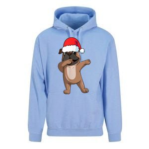 Dabbing Puggle Dog Hat Christmas Dab Dance Cute Dog Funny Gift Unisex Surf Hoodie