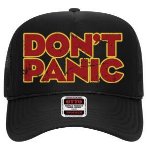 Don&39;T Panic High Crown Mesh Back Trucker Hat