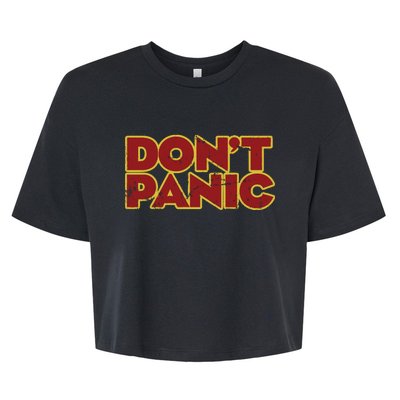 Don&39;T Panic Bella+Canvas Jersey Crop Tee