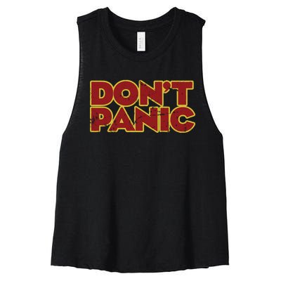 Don&39;T Panic Women's Racerback Cropped Tank