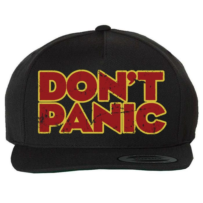 Don&39;T Panic Wool Snapback Cap