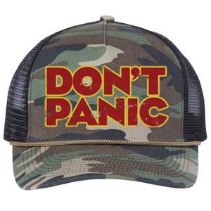 Don&39;T Panic Retro Rope Trucker Hat Cap