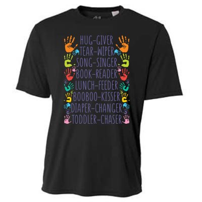 Daycare Provider Daycare Teacher Childcare Provider Cooling Performance Crew T-Shirt