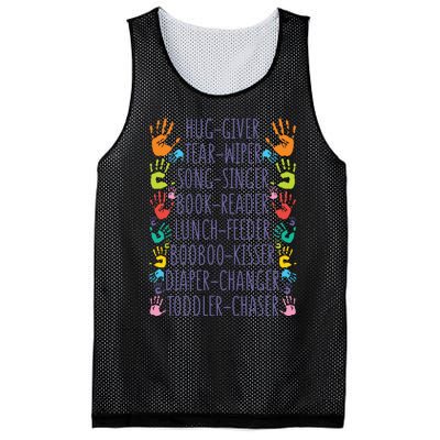 Daycare Provider Daycare Teacher Childcare Provider Mesh Reversible Basketball Jersey Tank