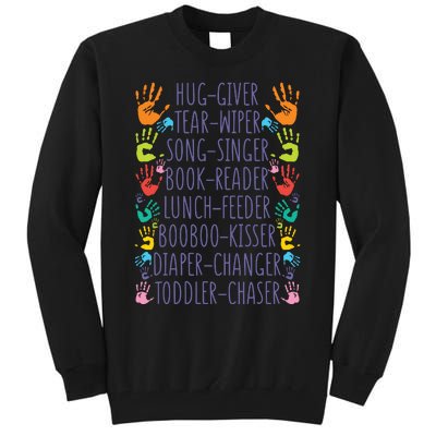 Daycare Provider Daycare Teacher Childcare Provider Tall Sweatshirt