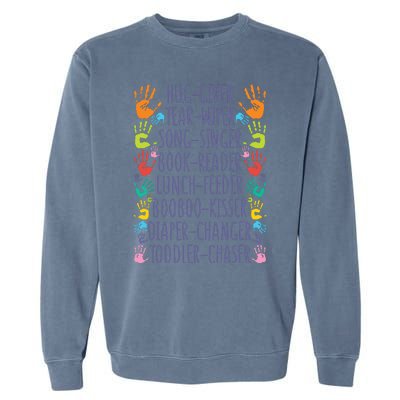 Daycare Provider Daycare Teacher Childcare Provider Garment-Dyed Sweatshirt