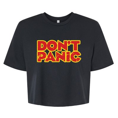 Dont Panic Bella+Canvas Jersey Crop Tee