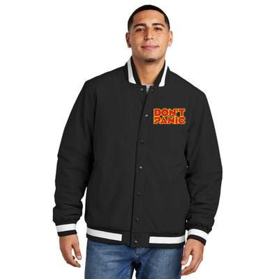 Dont Panic Insulated Varsity Jacket