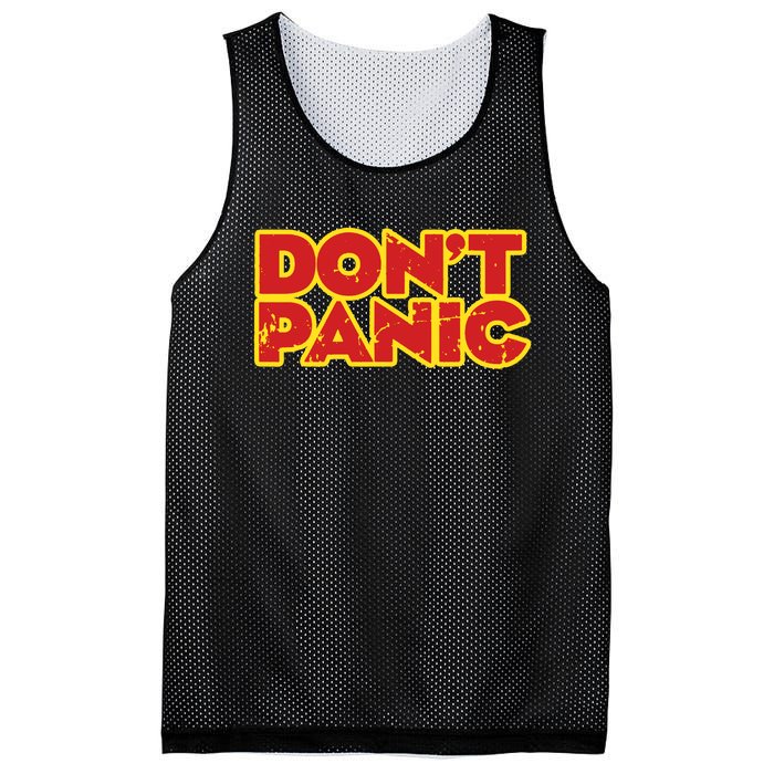 Dont Panic Mesh Reversible Basketball Jersey Tank