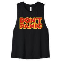 Dont Panic Women's Racerback Cropped Tank