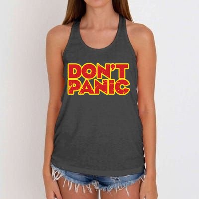 Dont Panic Women's Knotted Racerback Tank