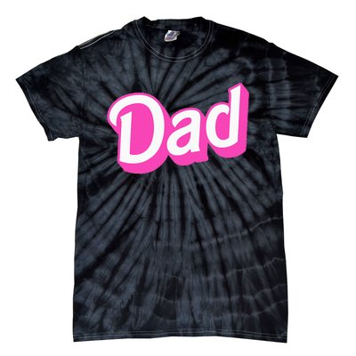 Dad Pink Tie-Dye T-Shirt