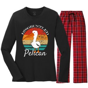 Disgruntled Pelican Women's Long Sleeve Flannel Pajama Set 