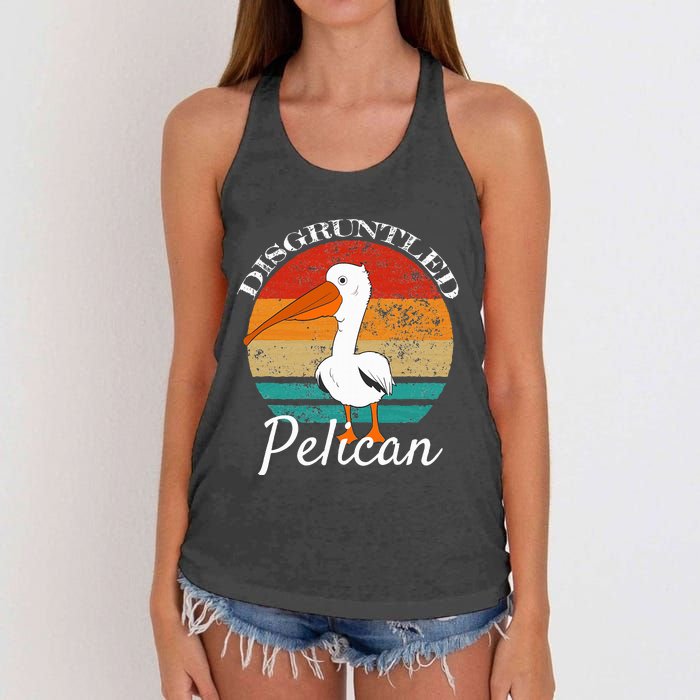 Disgruntled Pelican Women's Knotted Racerback Tank