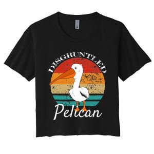 Disgruntled Pelican Women's Crop Top Tee