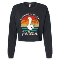 Disgruntled Pelican Cropped Pullover Crew