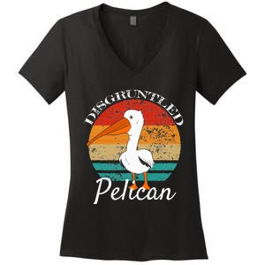 Disgruntled Pelican Women's V-Neck T-Shirt