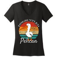 Disgruntled Pelican Women's V-Neck T-Shirt