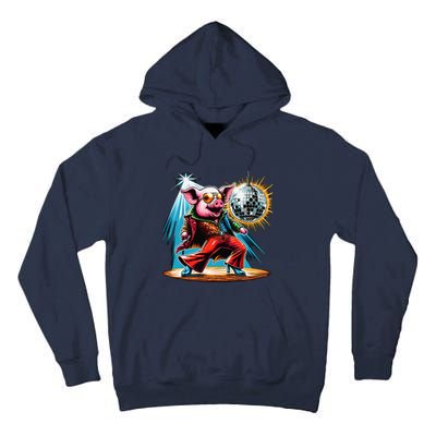 Dancer Pig Dancing Disco Tall Hoodie