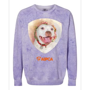 Dog Portrait Colorblast Crewneck Sweatshirt