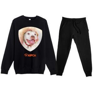 Dog Portrait Premium Crewneck Sweatsuit Set