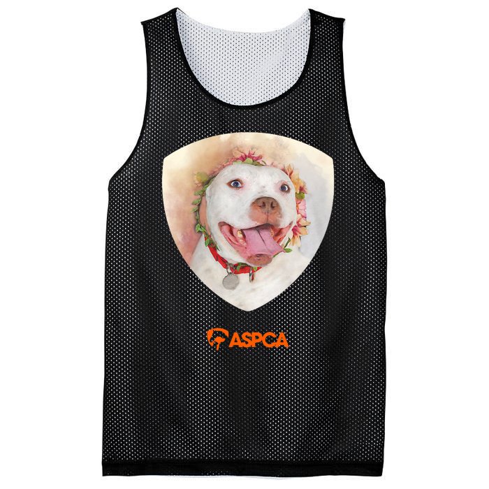 Dog Portrait Mesh Reversible Basketball Jersey Tank