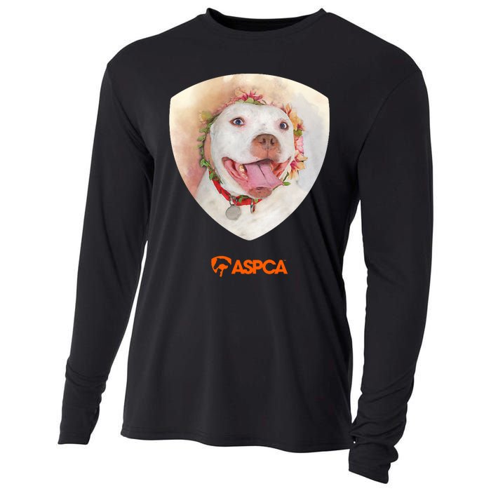 Dog Portrait Cooling Performance Long Sleeve Crew