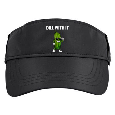 Dill Pickle Design For Cucumber Pickle Lover Adult Drive Performance Visor