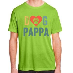 Dog Pappa Dog Parent Happy FatherS Day Dog Lover Dog Pappa Loving Pappa Adult ChromaSoft Performance T-Shirt