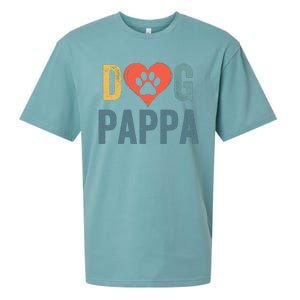 Dog Pappa Dog Parent Happy FatherS Day Dog Lover Dog Pappa Loving Pappa Sueded Cloud Jersey T-Shirt