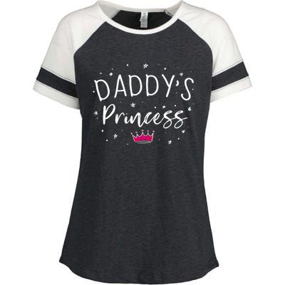 Daddys Princess Daddys Daughter Favoritism Hija Gift Enza Ladies Jersey Colorblock Tee