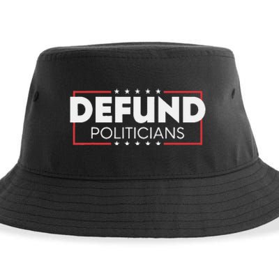 Defund Politicians Sustainable Bucket Hat