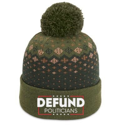 Defund Politicians The Baniff Cuffed Pom Beanie