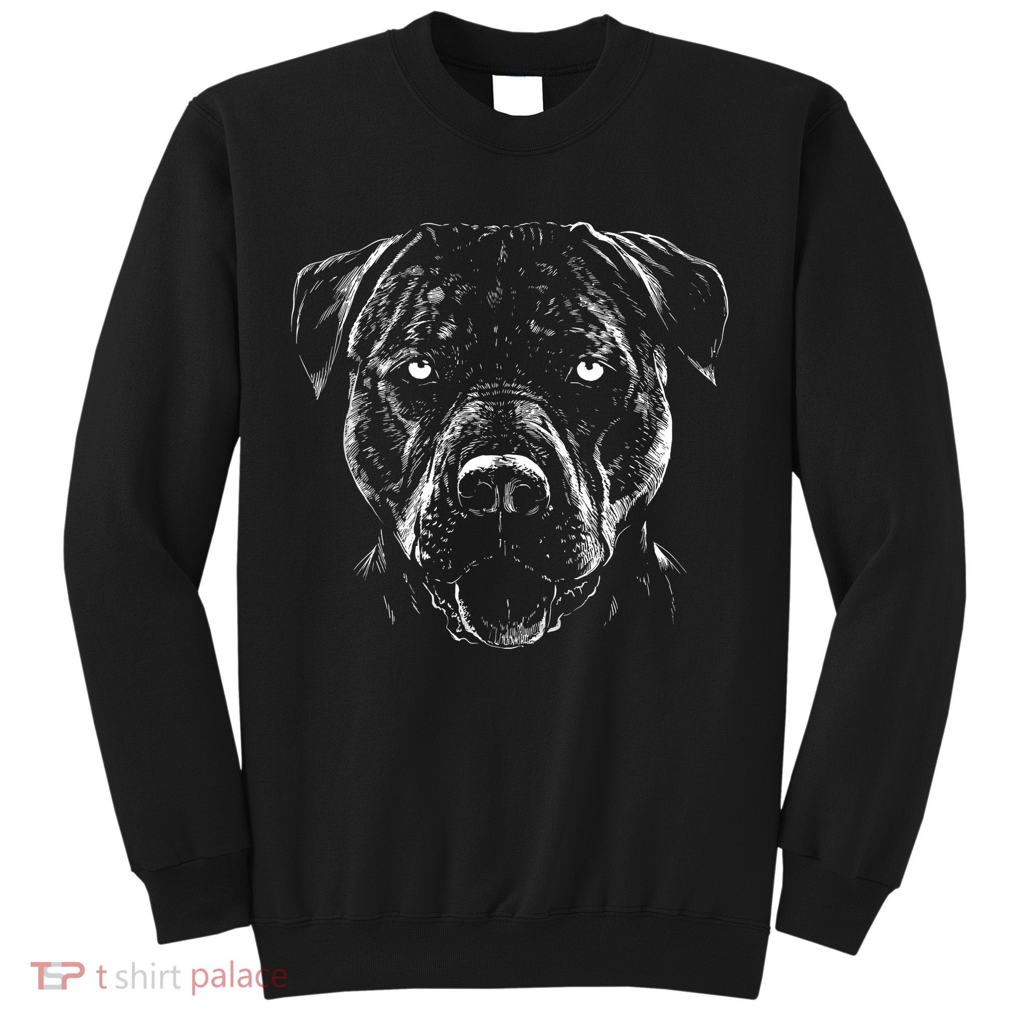 Detailed Pitbull Dog Sweatshirt