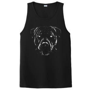 Detailed Pitbull Dog PosiCharge Competitor Tank