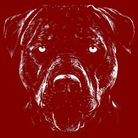 Detailed Pitbull Dog Cooling Performance Crew T-Shirt