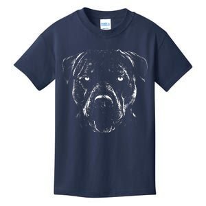 Detailed Pitbull Dog Kids T-Shirt