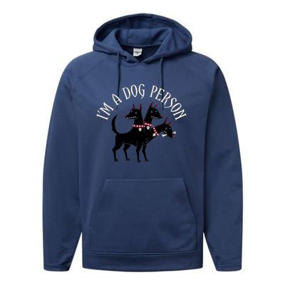 Dog Person Performance Fleece Hoodie