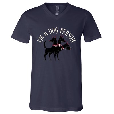 Dog Person V-Neck T-Shirt