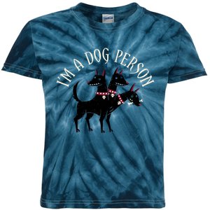 Dog Person Kids Tie-Dye T-Shirt