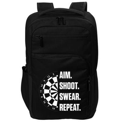 Darts Problems Dartboard Fun Hobby Dart Player Impact Tech Backpack