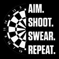 Darts Problems Dartboard Fun Hobby Dart Player 7-Panel Snapback Hat