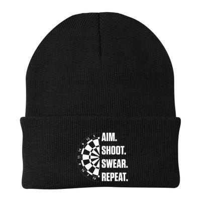 Darts Problems Dartboard Fun Hobby Dart Player Knit Cap Winter Beanie