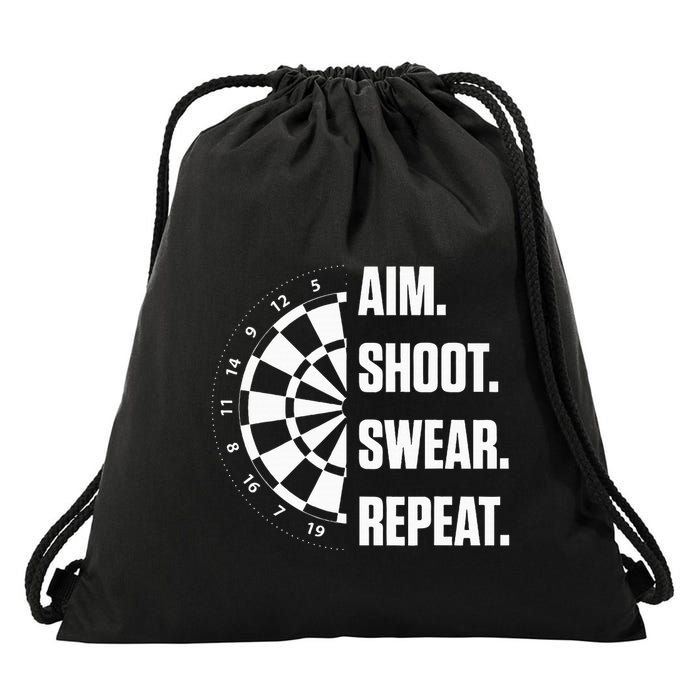 Darts Problems Dartboard Fun Hobby Dart Player Drawstring Bag